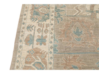 Contemporary Sultanabad Wool Rug 10 X 14