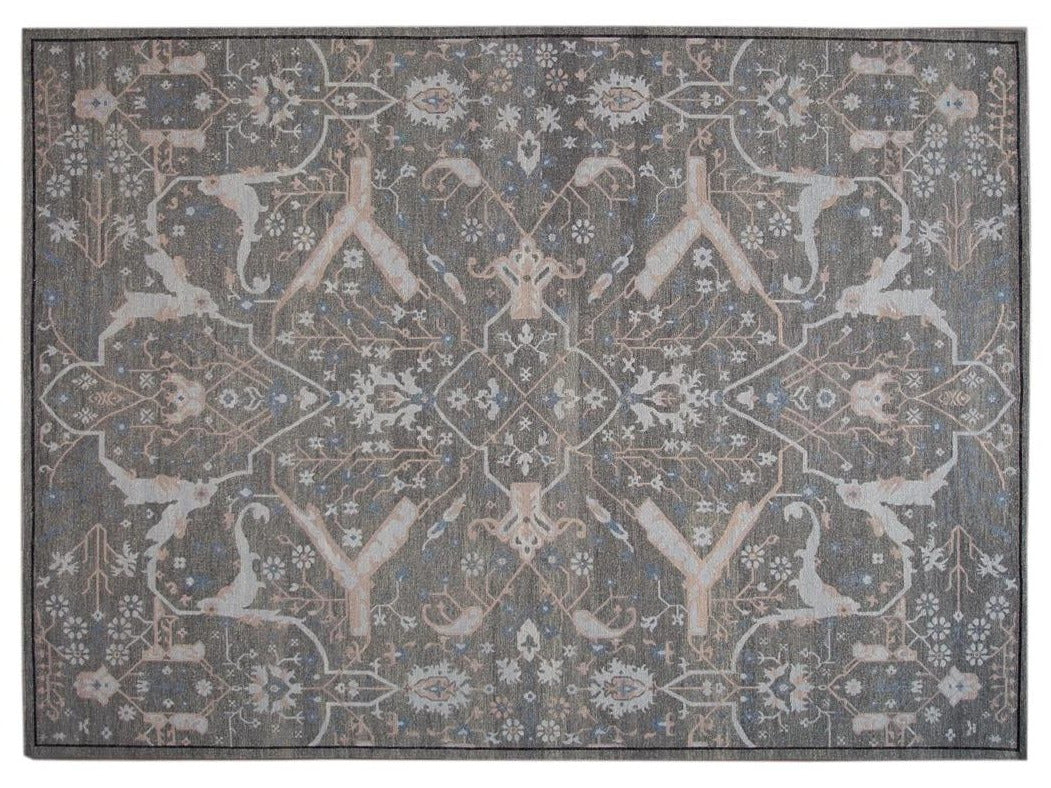 21st Century Modern Soumak Oversize Wool Rug 12' x 15'