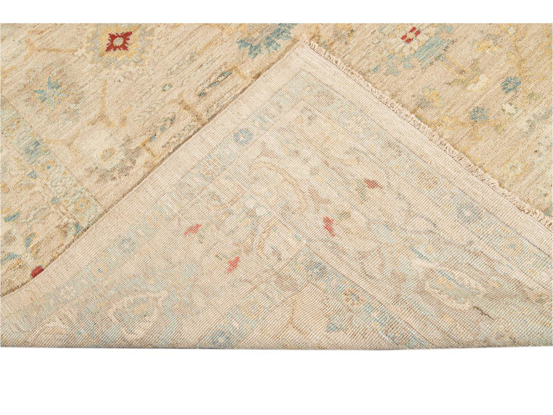 Contemporary Sultanabad Wool Rug 9 X 13
