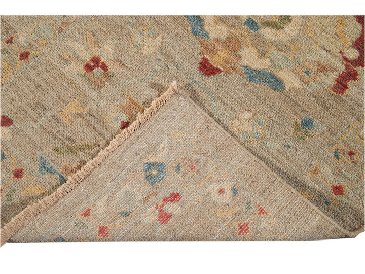 21st Century Modern Sultanabad Wool Runner Rug 3 X 18