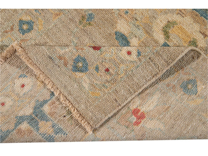 21st Century Modern Sultanabad Wool Runner Rug 3 X 18