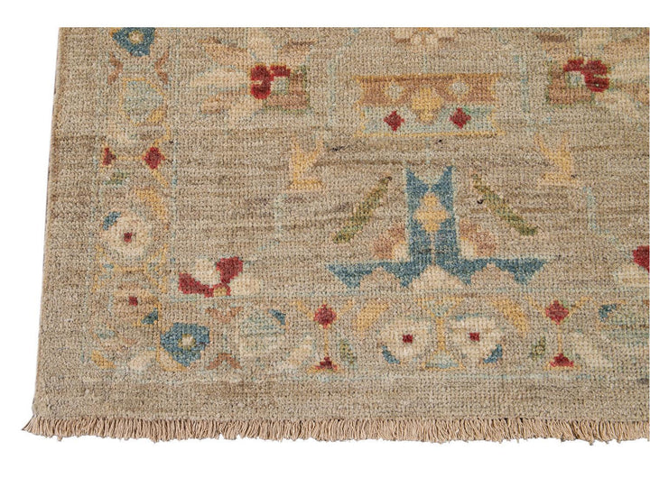 21st Century Modern Sultanabad Wool Runner Rug 3 X 18