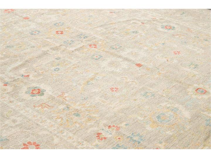 Contemporary Sultanabad Wool Rug 10 X 12