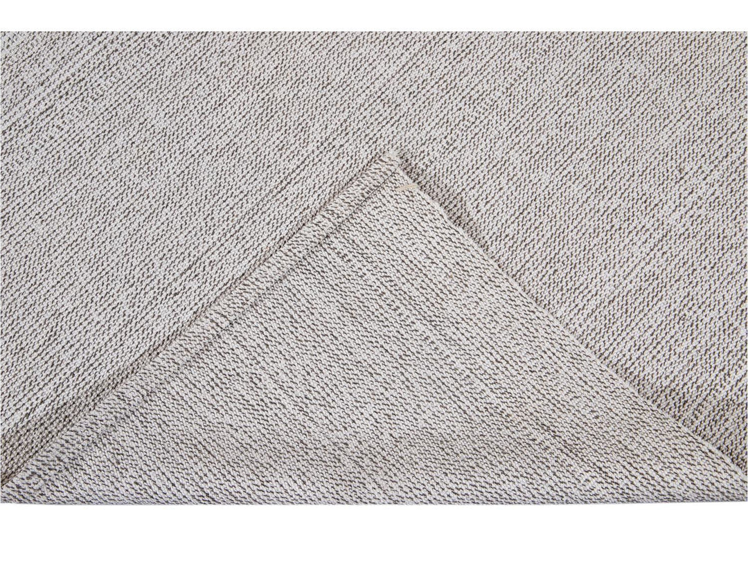 Contemporary Flatweave Wool Rug 7 X 9