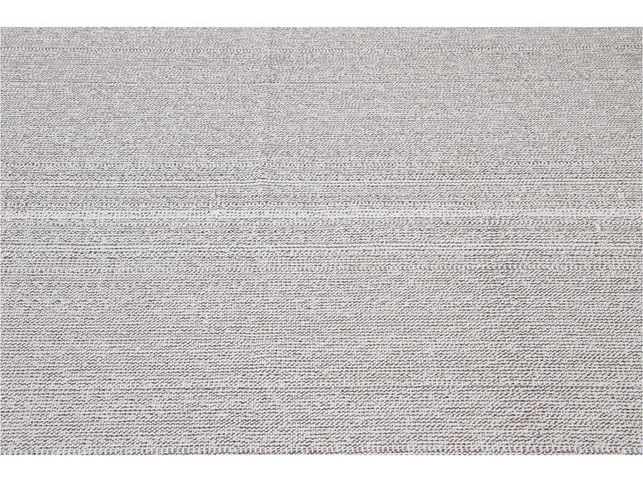 Contemporary Flatweave Wool Rug 7 X 9