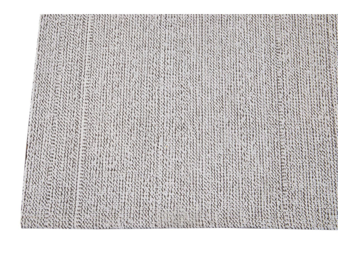 Contemporary Flatweave Wool Rug 7 X 9