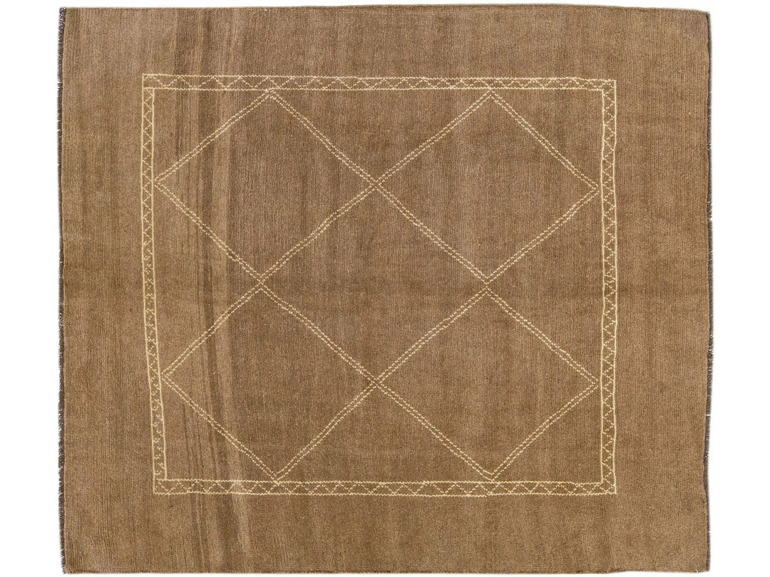 Modern Moroccan Wool Rug 7 X 7