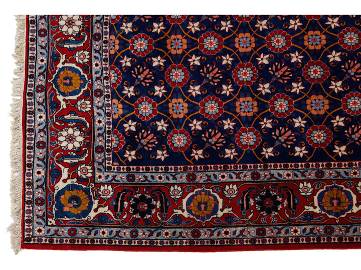 Antique Tabriz Wool Rug 7 X 10
