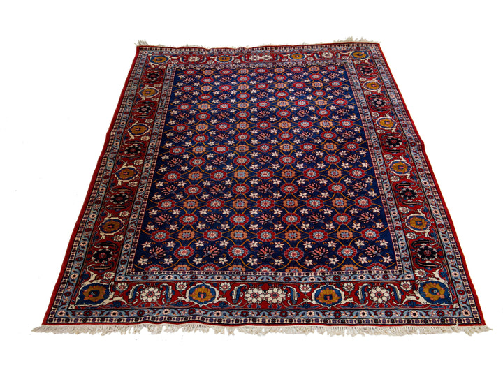 Antique Tabriz Wool Rug 7 X 10