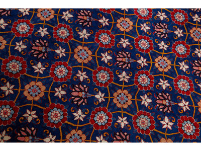 Antique Tabriz Wool Rug 7 X 10