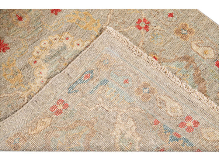 21st Century Modern Sultanabad Wool Runner Rug 3 X 12