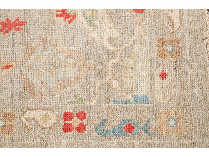 21st Century Modern Sultanabad Wool Runner Rug 3 X 12
