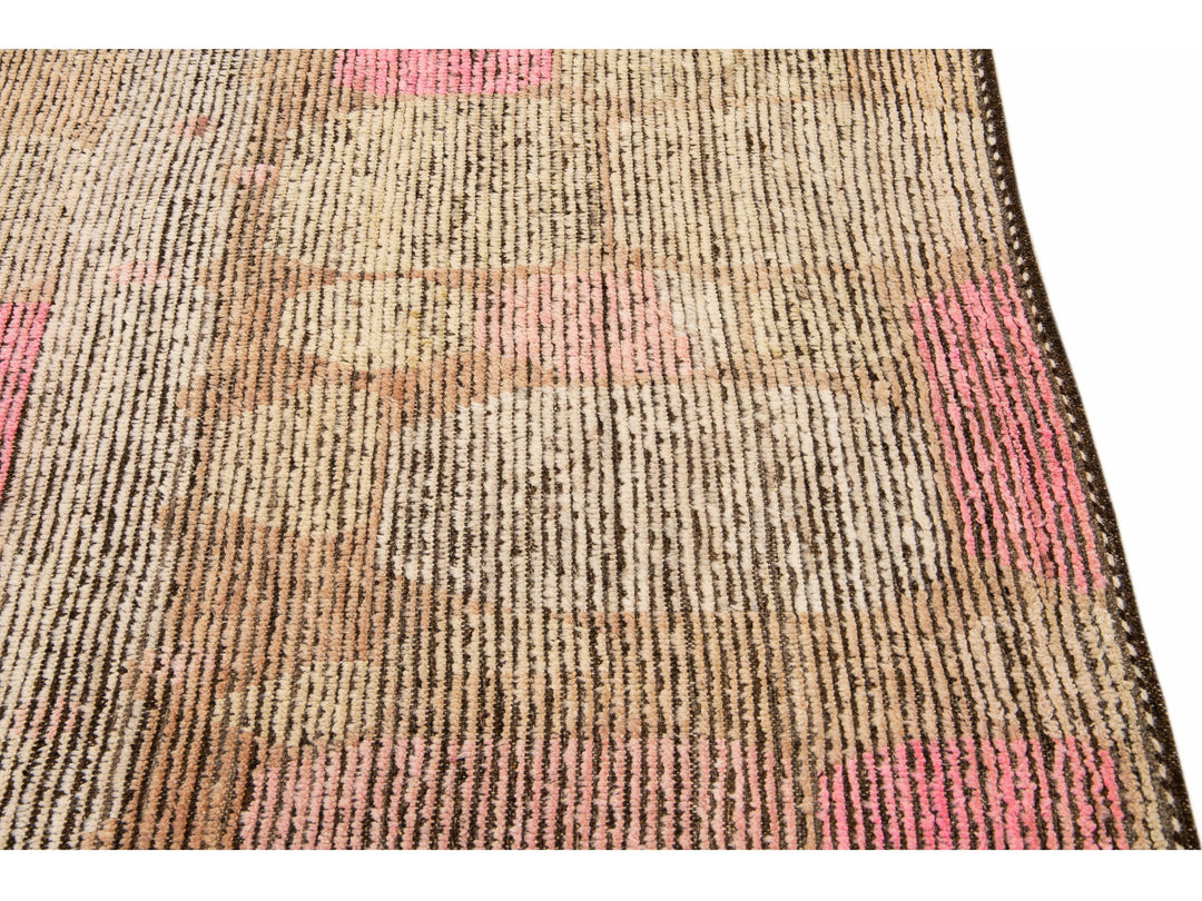 Modern Moroccan Wool Boho Runner 4 X 16