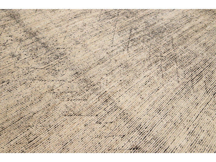 Modern Moroccan Boho Wool Rug 13 X 15