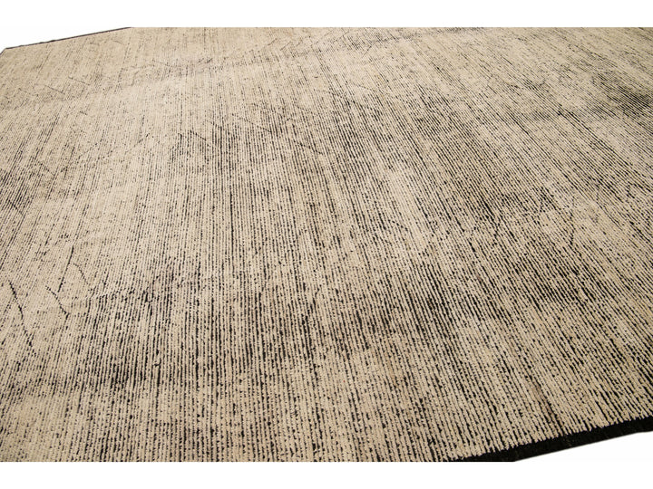 Modern Moroccan Boho Wool Rug 13 X 15