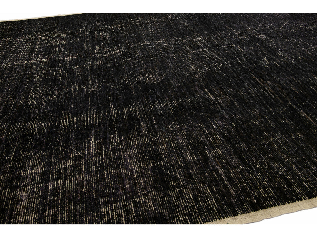 Modern Moroccan Wool Rug 13 X 15