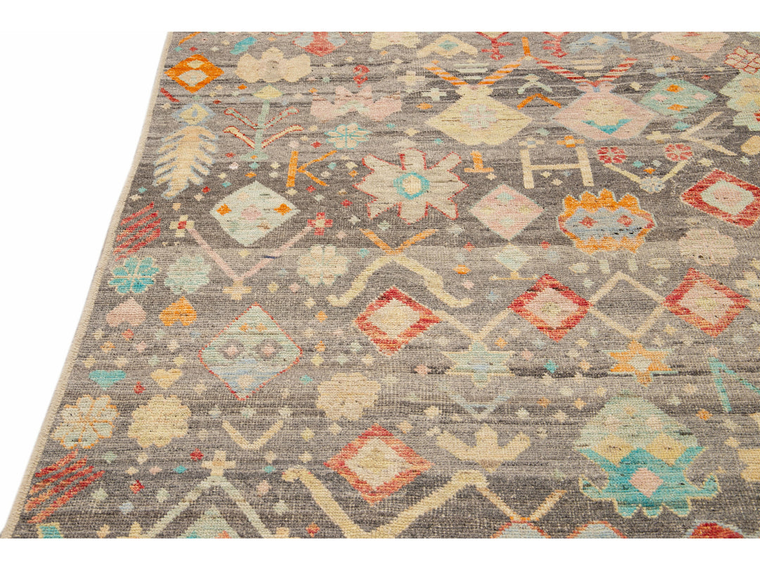 Modern Moroccan Wool Rug 6 X 10