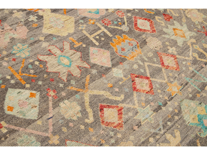 Modern Moroccan Wool Rug 6 X 10