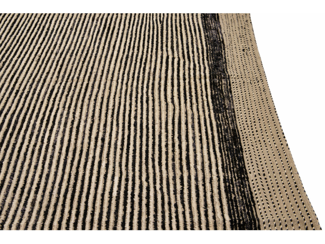 Modern Moroccan Wool Rug 12 X 16