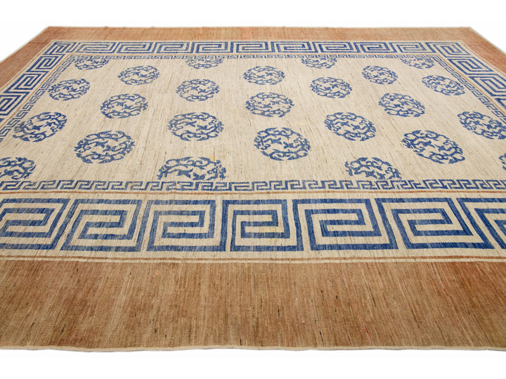 Modern Wool Rug 12 X 15