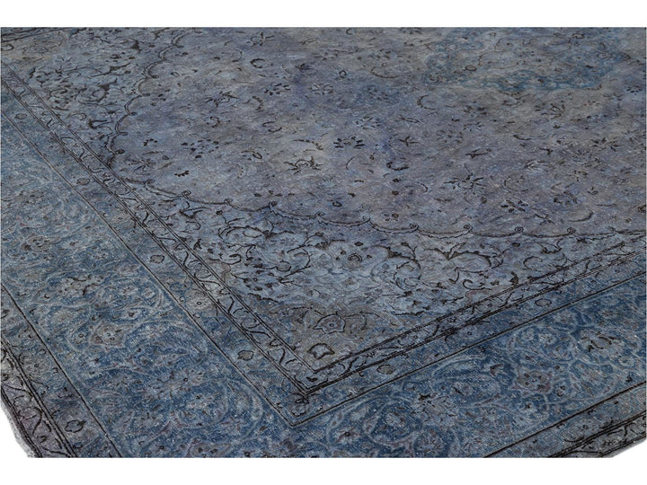 Vintage Distressed Wool Rug 10 X 13