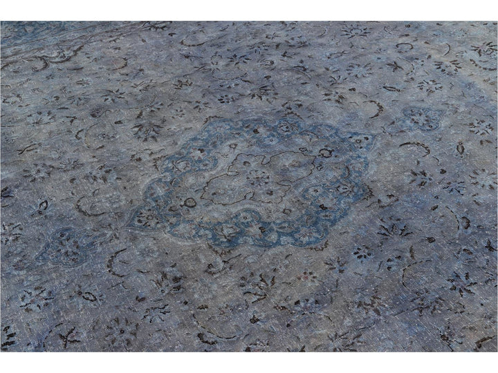 Vintage Distressed Wool Rug 10 X 13