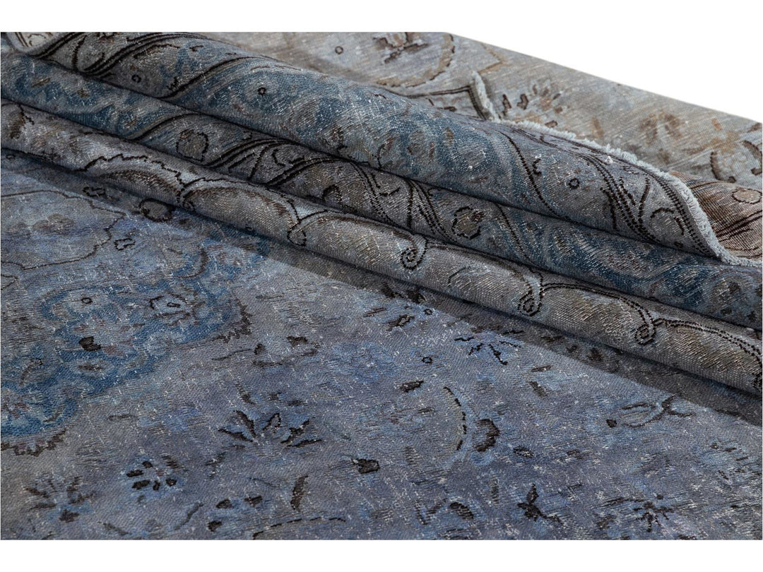 Vintage Distressed Wool Rug 10 X 13