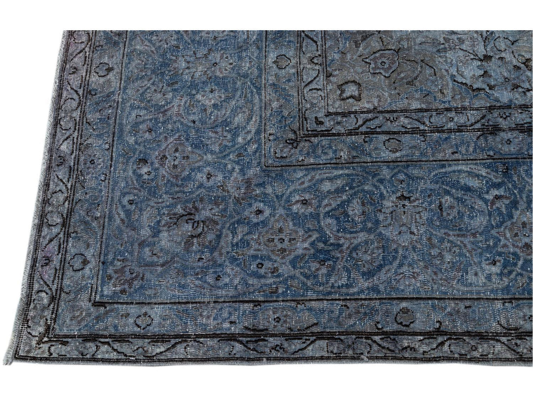 Vintage Distressed Wool Rug 10 X 13