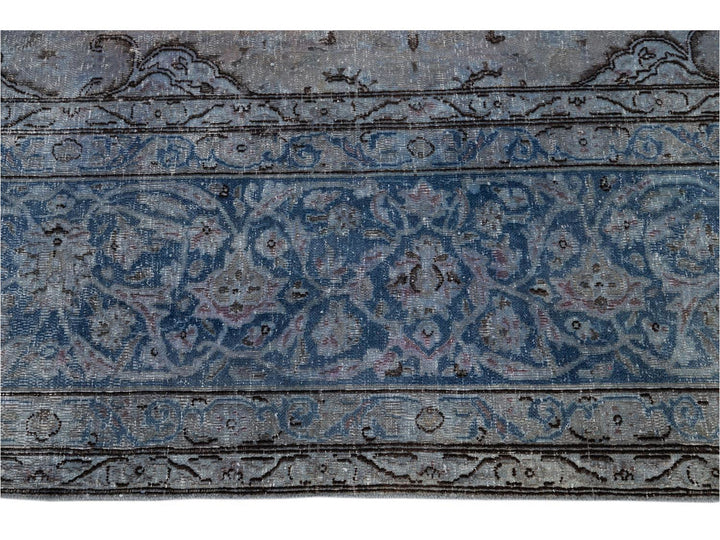 Vintage Distressed Wool Rug 10 X 13