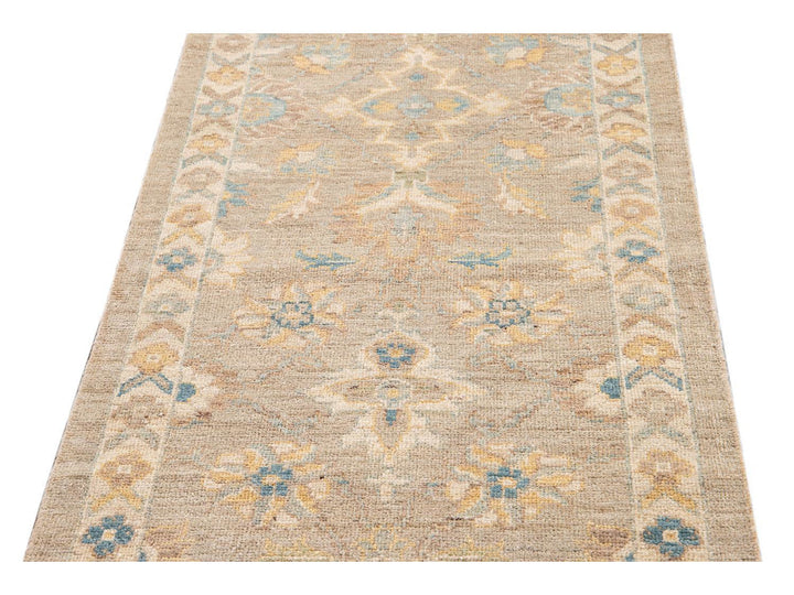 21st Century Modern Sultanabad Wool Runner Rug 3 X 10