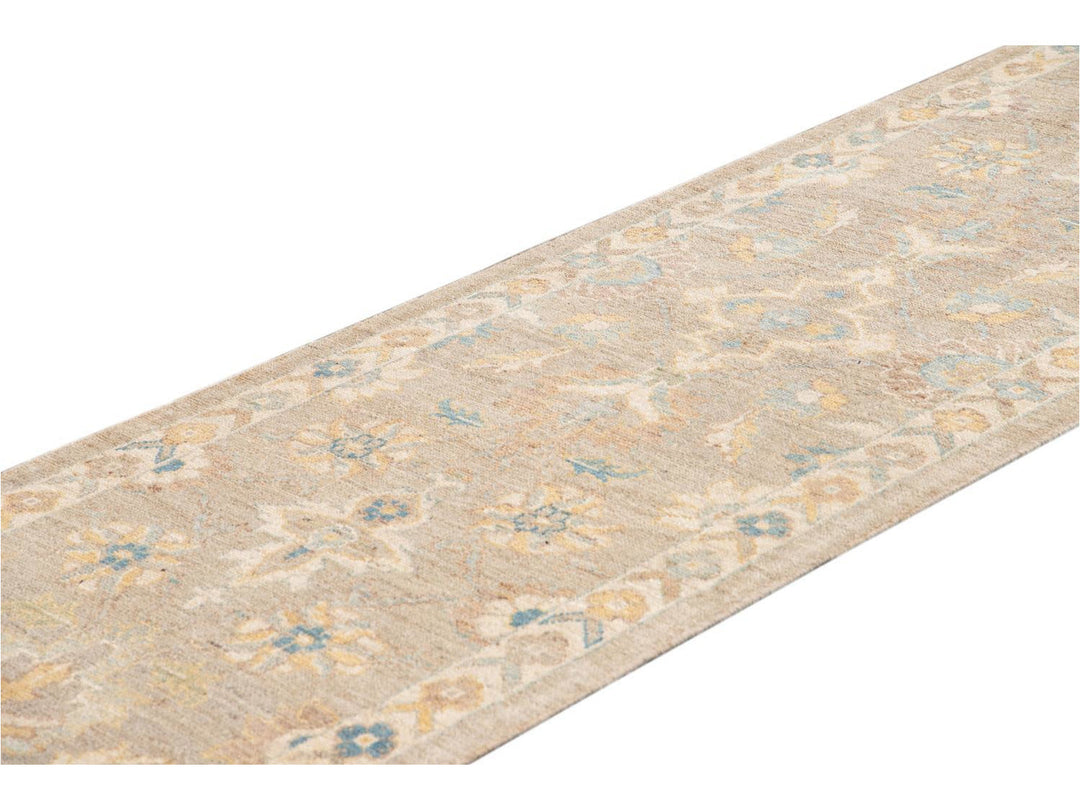 21st Century Modern Sultanabad Wool Runner Rug 3 X 10