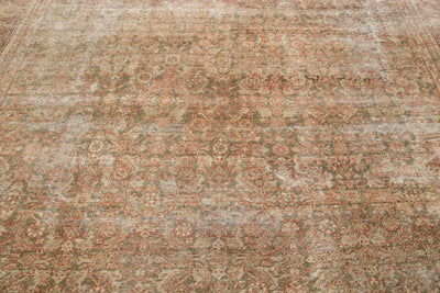Antique Tabriz Wool Rug 8 X 9