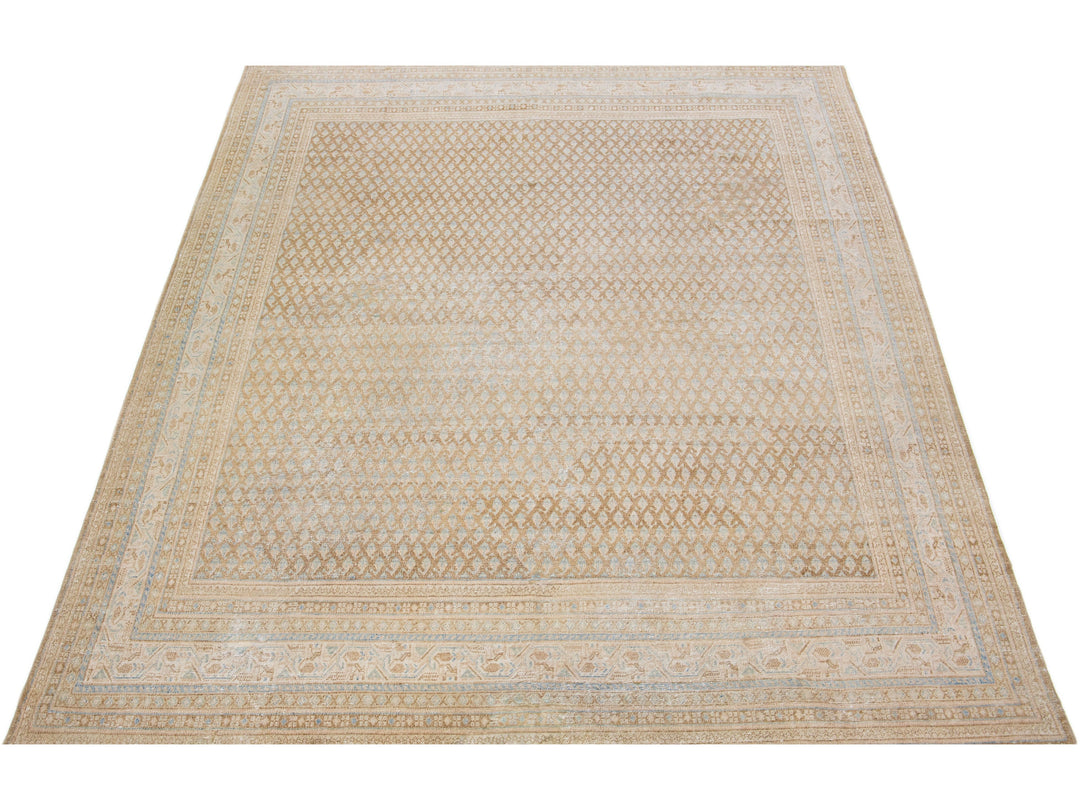 Antique Hamadan Wool Rug 8 X 12
