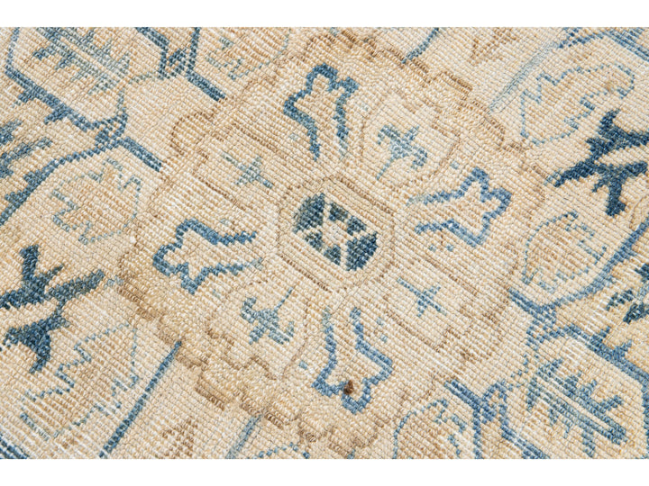 Antique Heriz Wool Rug 8 X 11