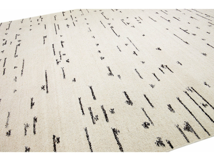 Modern Moroccan Boho Wool Rug 12 X 15