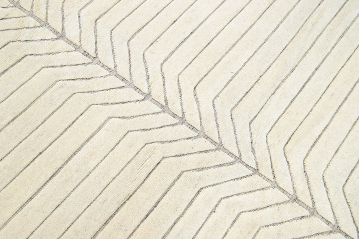 Modern Moroccan Wool Rug 9 X 12