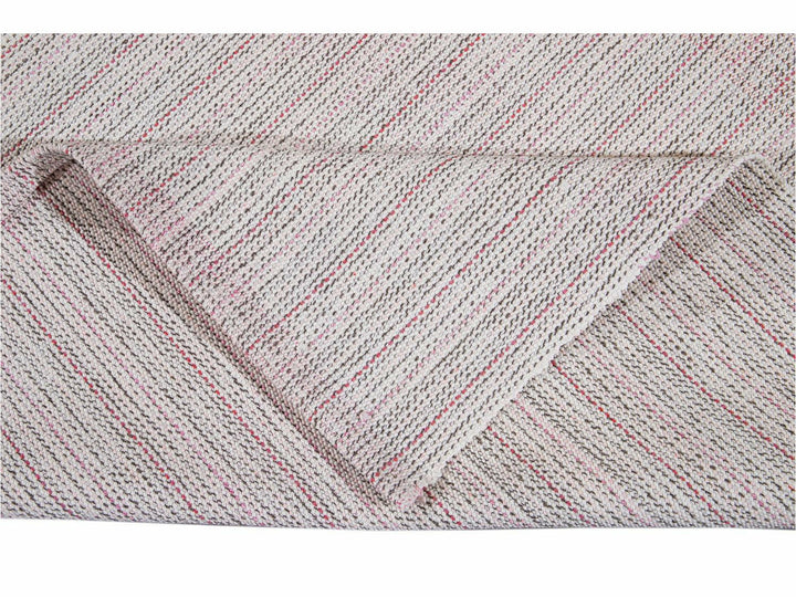 Vintage Flat-Weave Wool Rug 10 X 13