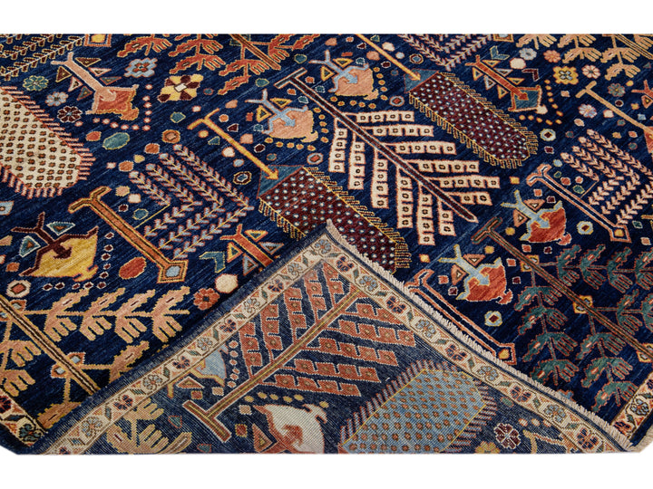 Modern Bidjar Wool Rug 6 X 9