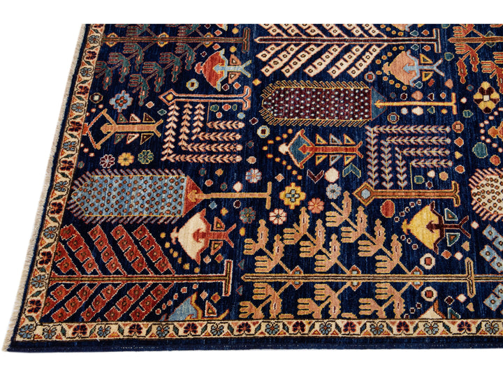 Modern Bidjar Wool Rug 6 X 9