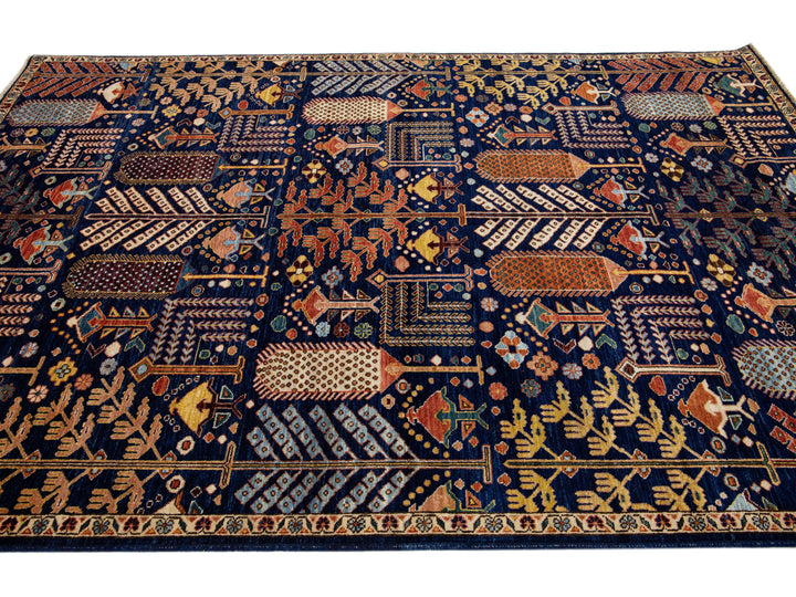Modern Bidjar Wool Rug 6 X 9