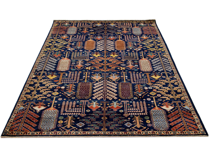 Modern Bidjar Wool Rug 6 X 9