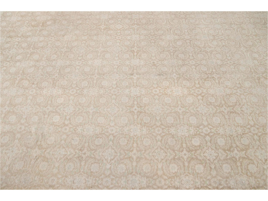 Vintage Persian Tabriz Rug 7 X 11
