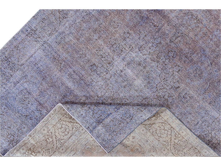 Vintage Distressed Wool Rug 10 X 13