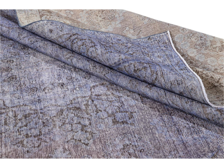 Vintage Distressed Wool Rug 10 X 13