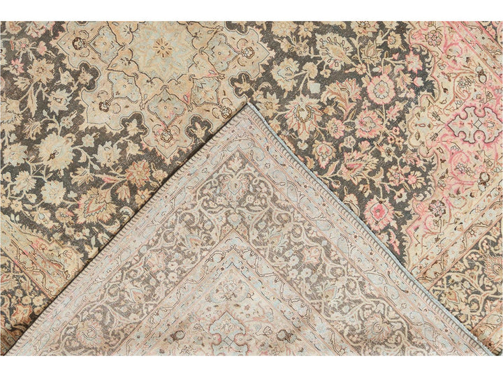 Vintage Distressed Wool Rug 10 X 13