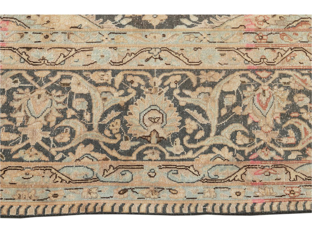 Vintage Distressed Wool Rug 10 X 13