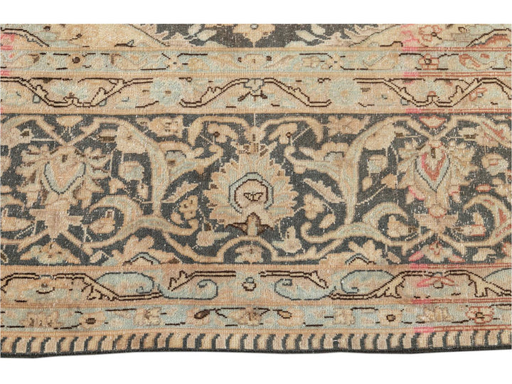 Vintage Distressed Wool Rug 10 X 13