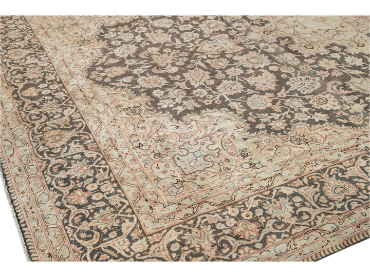 Vintage Distressed Wool Rug 10 X 13