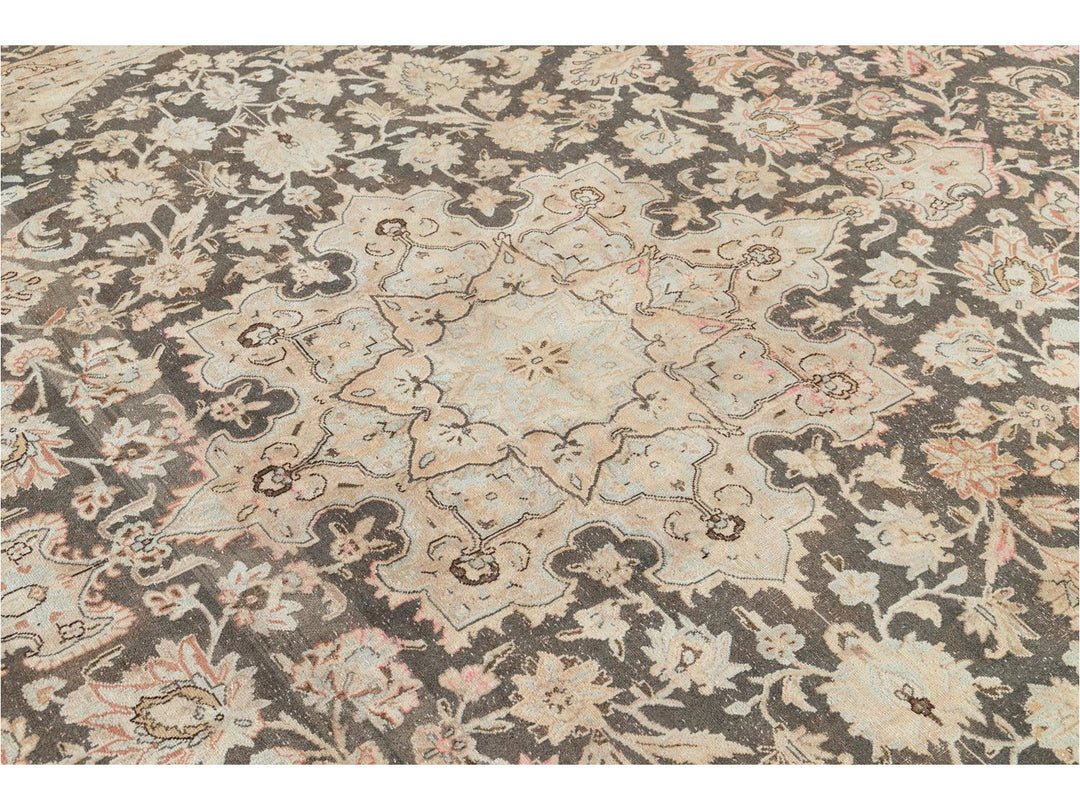 Vintage Distressed Wool Rug 10 X 13