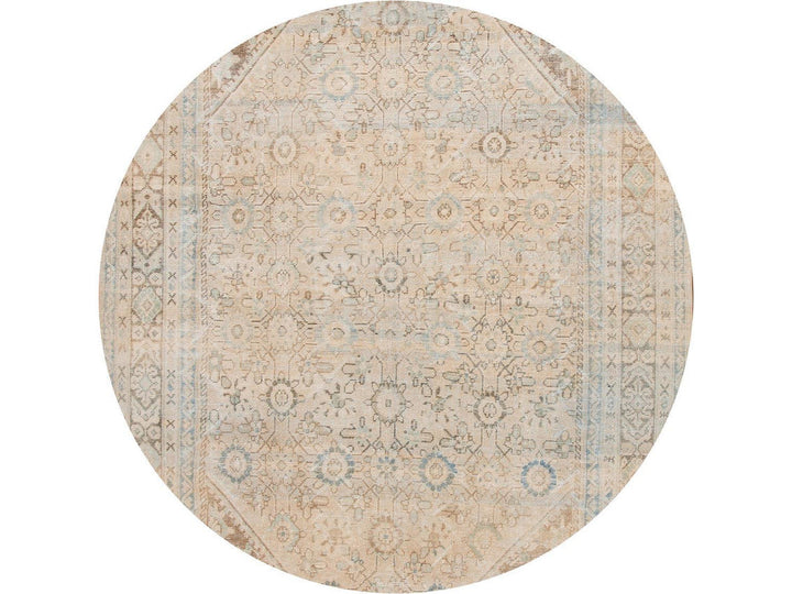 Vintage Mahal Wool Rug 8 X 12